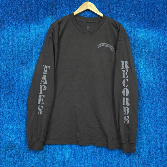 Travis Scott Jackboys 2 Album B1 Pack Cactus Jack Hip-Hop Long Sleeve T-Shirt Si - Picture 1 of 5